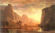 Bierstadt, Albert Valley of the Yosemite painting